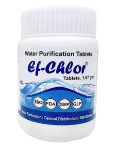 Ef-Chlor #1 Best Water Purification Tablets For Household Tank, How to Use NaDCC Tablets In A Overhead And Underground Water Tank