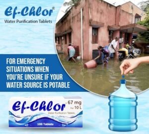 Ef-Chlor Water Purification Tablets For Emergency Situations, Advantages and Benefits of NaDCC Tablets For Emergency Situations